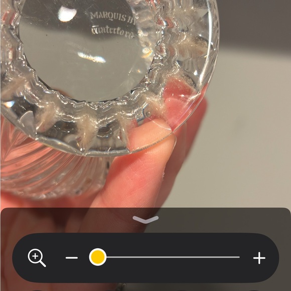 Marquis by Waterford Small Crystal Cut Scalloped Bowl/Tealight Holder - Picture 6 of 6